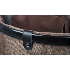 Корзина для белья Fixsen Eco Style FX-1034 Коричневая