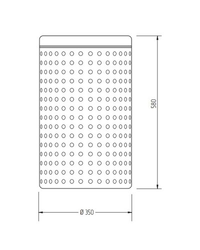 Корзина для белья Migliore Complementi 21991 Золото