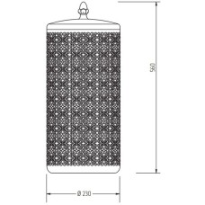 Корзина для белья Migliore Complementi 24733 Бронза