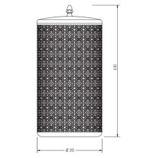 Корзина для белья Migliore Complementi 24736 Бронза