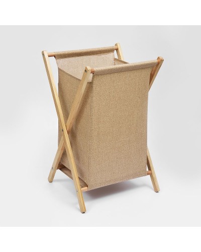 Корзина для белья WasserKRAFT Nau WB-771-L Бежевая