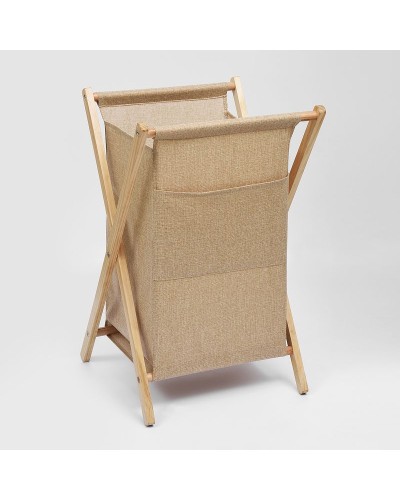 Корзина для белья WasserKRAFT Nau WB-771-L Бежевая