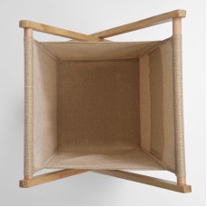 Корзина для белья WasserKRAFT Nau WB-771-L Бежевая