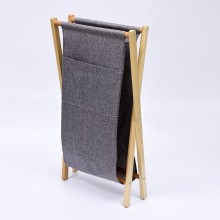 Корзина для белья WasserKRAFT Nau WB-772-L Серая