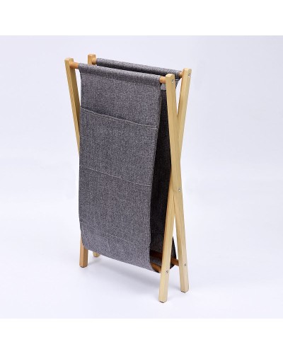 Корзина для белья WasserKRAFT Nau WB-772-L Серая