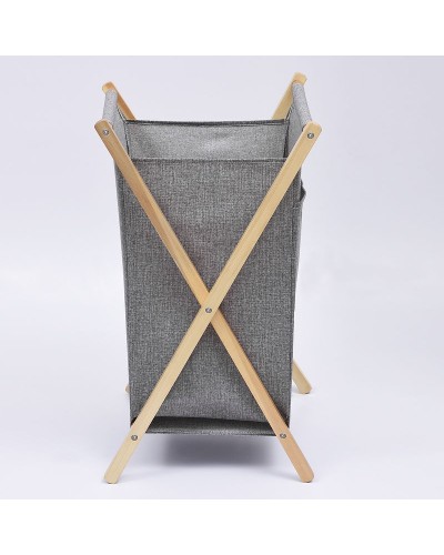 Корзина для белья WasserKRAFT Nau WB-772-L Серая