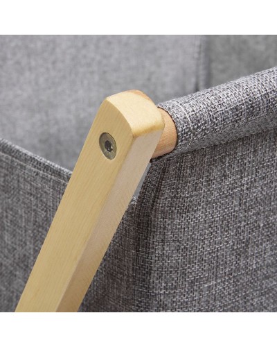 Корзина для белья WasserKRAFT Nau WB-772-L Серая