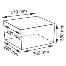 Плетеная корзина для белья WasserKRAFT Weser WB-780-L