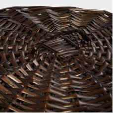 Корзина для белья WasserKRAFT Elbе WB-740-L с крышкой Темно-коричневая