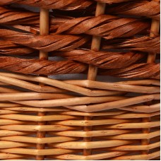 Корзина для белья WasserKRAFT Main WB-410-L с крышкой Светло-коричневая