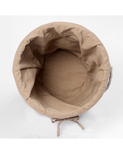 Корзина для белья WasserKRAFT Aller WB-106-M с крышкой Белая