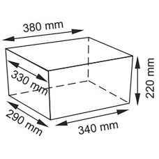 Корзина для аксессуаров WasserKRAFT Berkel WB-480-M Темно-коричневая