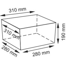 Корзина для аксессуаров WasserKRAFT Dinkel WB-580-M Светло-коричневая