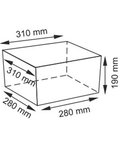 Корзина для аксессуаров WasserKRAFT Dinkel WB-580-M Светло-коричневая