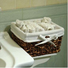 Корзина для аксессуаров WasserKRAFT Exter WB-160-M Светло-коричневая