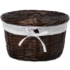 Корзина для белья WasserKRAFT Donau WB-530-M Темно-коричневая