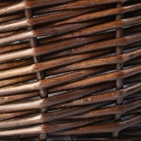 Корзина для белья WasserKRAFT Donau WB-530-M Темно-коричневая