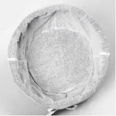 Корзина для белья WasserKRAFT Donau WB-530-M Темно-коричневая