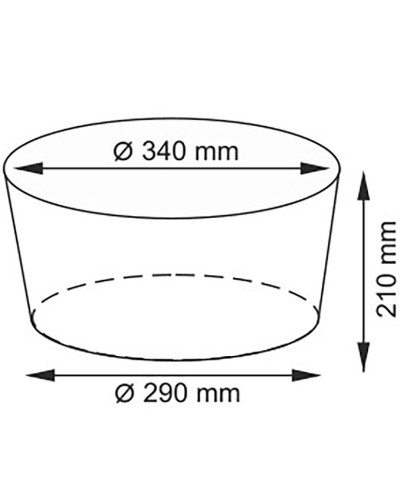 Корзина для белья WasserKRAFT Donau WB-530-L Темно-коричневая
