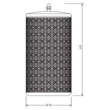Корзина для белья Migliore Complementi 24738 Хром