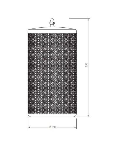 Корзина для белья Migliore Complementi 24738 Хром