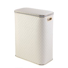 Корзина для белья Geralis CLG-B Ромб беж,.светлый, кант золото, стандартная