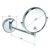 Косметическое зеркало Bemeta Cosmetic mirrors 112201522 Хром