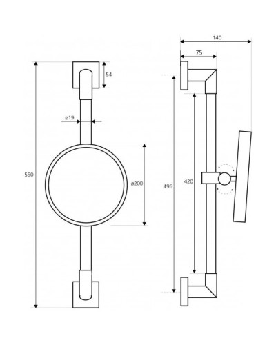 Косметическое зеркало x 3 Bemeta Beta 132201172