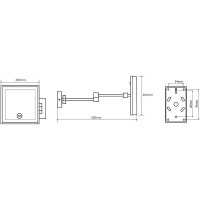 Косметическое зеркало Bemeta 112101202 Хром