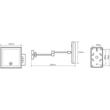 Косметическое зеркало Bemeta 112101202 Хром