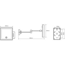 Косметическое зеркало Bemeta 112101202 Хром