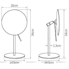 Косметическое зеркало Aquanet 2218