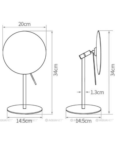 Косметическое зеркало Aquanet 2218