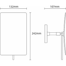 Косметическое зеркало Boheme Modern 506-CR Хром