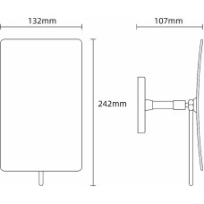 Косметическое зеркало Boheme Modern 506-CR Хром
