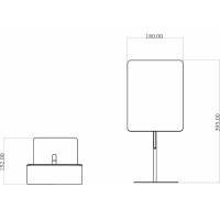Косметическое зеркало Boheme 507-G Золото