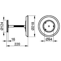 Косметическое зеркало Keuco Kosmetikspiegel 17605 019000 Хром