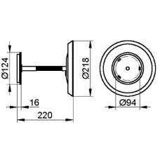 Косметическое зеркало Keuco Kosmetikspiegel 17605 019000 Хром
