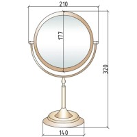Косметическое зеркало x 3 Boheme 502