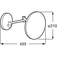 Косметическое зеркало x 3 Roca Hotels 816381001