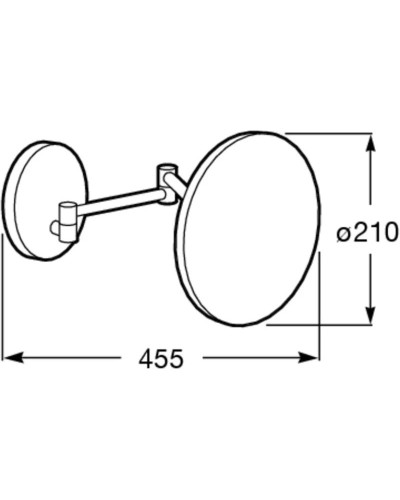 Косметическое зеркало x 3 Roca Hotels 816381001