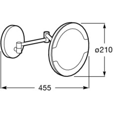 Косметическое зеркало x 3 Roca Hotels 816380001