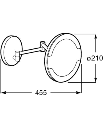 Косметическое зеркало x 3 Roca Hotels 816380001