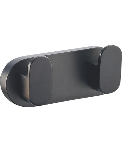 Двойной крючок для ванной WONZON & WOGHAND, Черный (WW-7725)