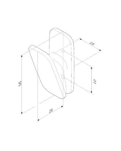 Крючок для полотенец AM.PM Inspire 2.0 A50A35500 Хром