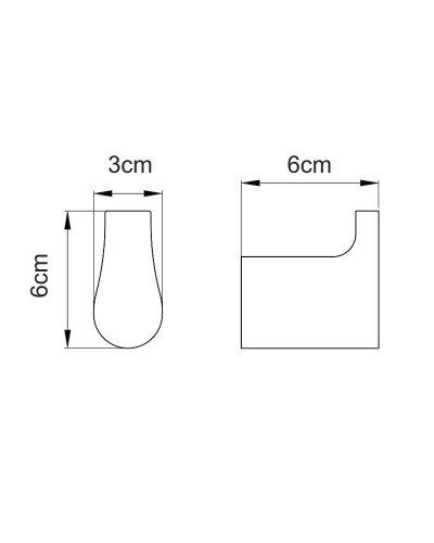 Крючок WasserKRAFT Aisch K-5923 Золото матовое