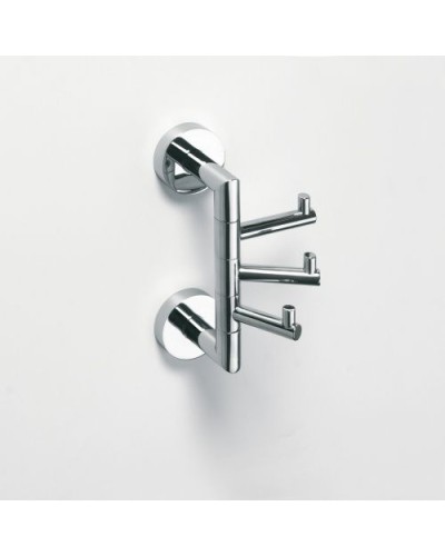 Тройной крючок Bemeta Omega 104206072 поворотный Хром