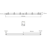 Вешалка для полотенец Bemeta Omega 104606112 Хром