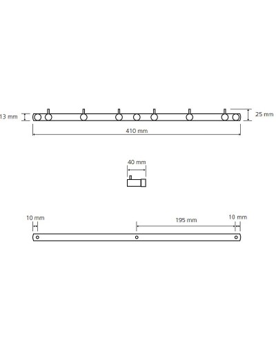Вешалка для полотенец Bemeta Omega 104606112 Хром