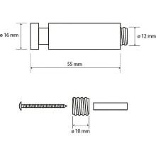 Крючок для полотенец Bemeta Neo 104106165 Нержавеющая сталь